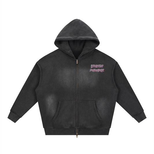 Two-Way Zip Pink