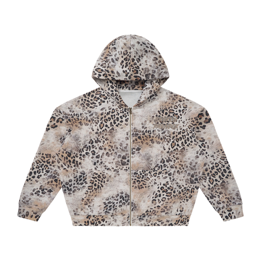 Vintage Leopard Full Zip
